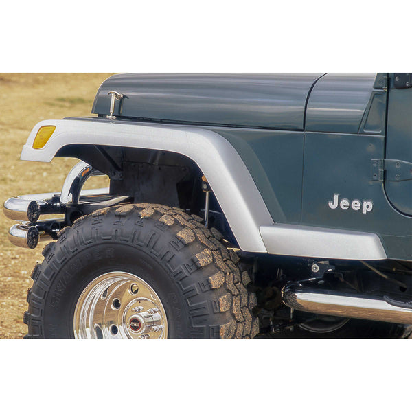 87-95 Jeep Wrangler Fender Flare Set 6" - Front Only (TJ Facelift Look)