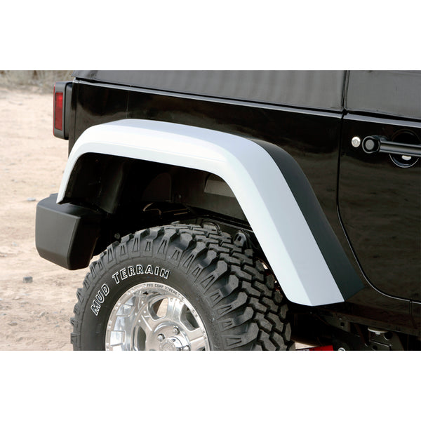 07-18 Jeep JK Fender Flare Set (4 Door) - Front w/ extension and Rear